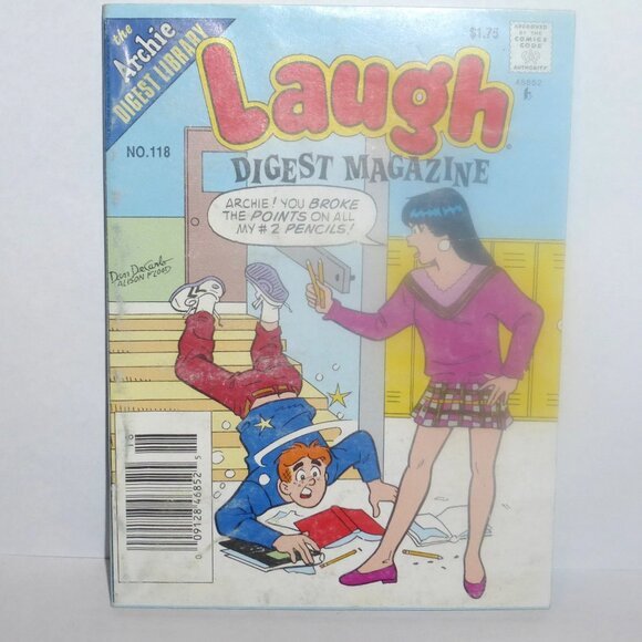 FIRST Print 1995 Archie Digest Library LAUGH DIGEST Digest Magazine #118 Archie - Picture 1 of 1
